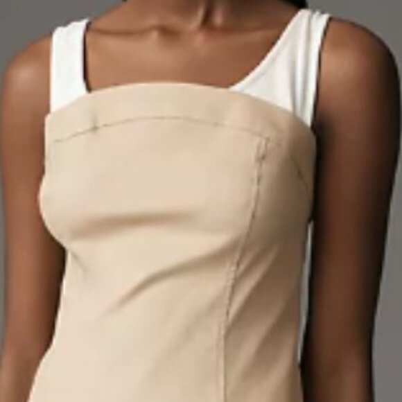 Brand New Maeve Sleeveless Twofer Mini Dress - Picture 4 of 7